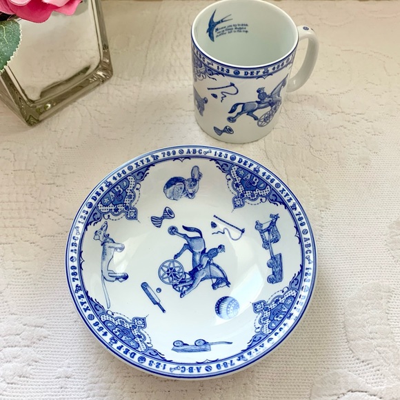 Spode Edwardian Childhood 2 Pc Set Bowl & Mug - Picture 7 of 15